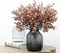 Babys Breath Silk Artificial Flowers 6 Bundle European Fake Flowers Decor Wedding Party Fall Stems Decoration Bouquets DIY Home Garden, Farmhouse, Living Room Decor (Beige Brown-6 Pieces)
